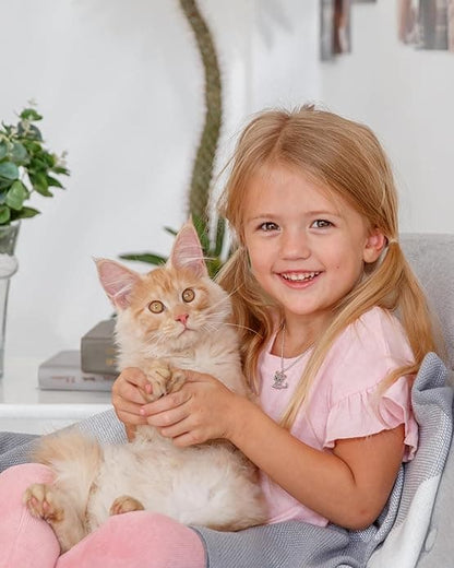 Collier avec pendentif chat pour enfant