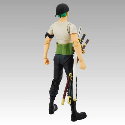 Figurine articulée One Piece Zoro ceinture verte