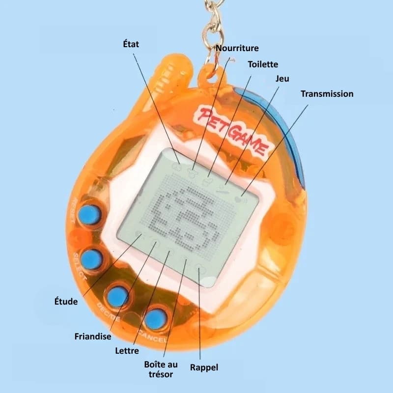 TamagoFun Animal Virtuel Type Tamagotchi