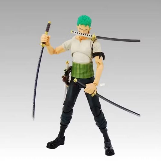 Figurine articulée One Piece Zoro ceinture verte