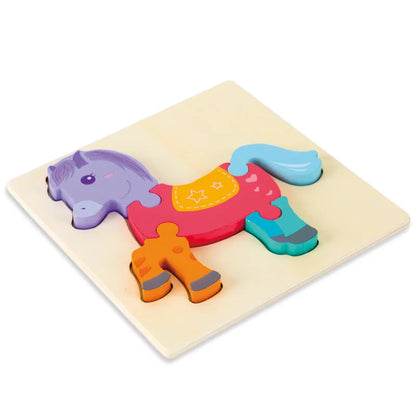 Puzzle en bois 3D pour les bébés