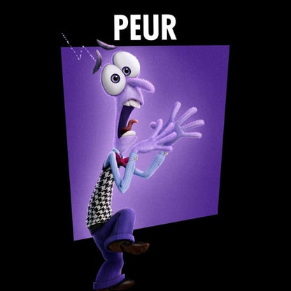 Peluche du personnage Peur du film Vice Versa 2