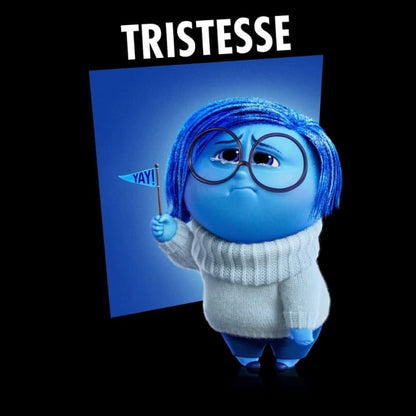 Peluche du personnage Tristesse du film Vice Versa 2