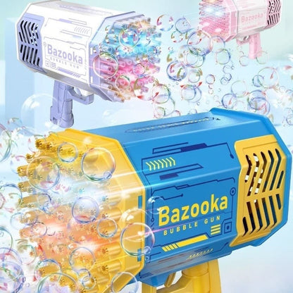 Magic Bubble Bazooka – Propulseur magique de bulles colorées rechargeable