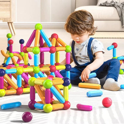 Jeu de Construction Magnétique pour Enfants