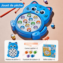 Jeu Montessori enfants dès 2 ans pêche magnétique animaux