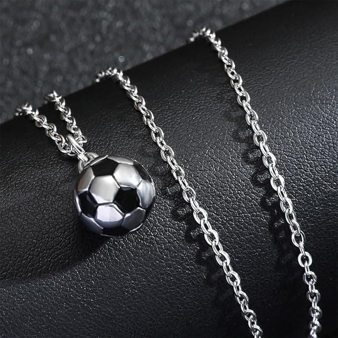Collier en chaîne avec pendentif ballon pour enfant