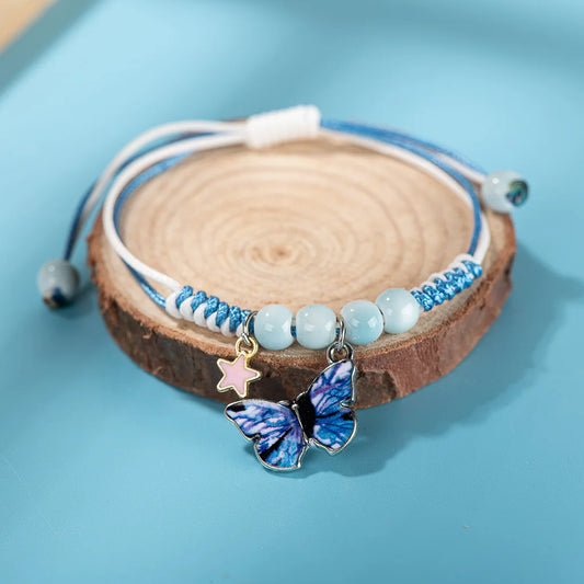 Bracelet avec pendentif papillon