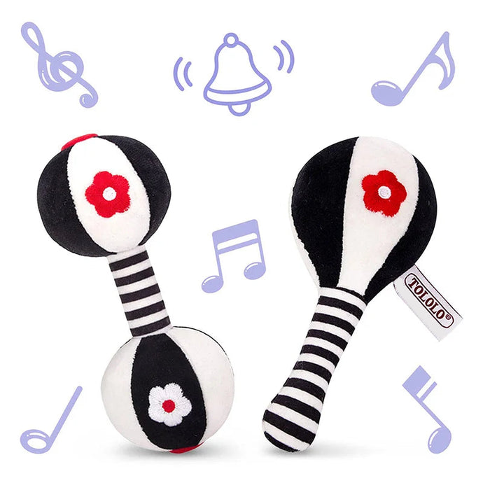 Hochets souples pour bébé de 0 à 12 mois