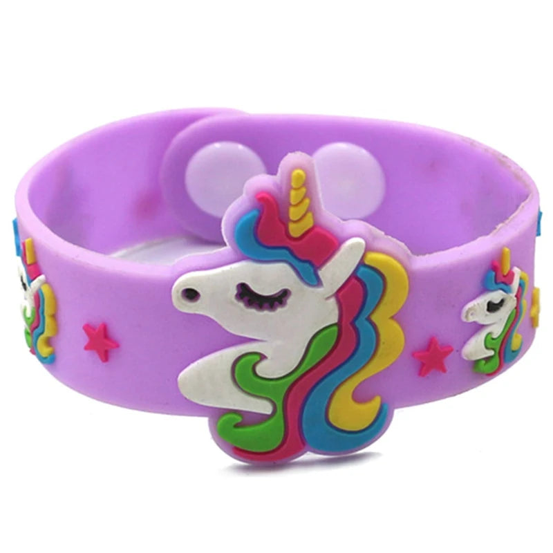 Bracelet licorne en silicone pour enfant