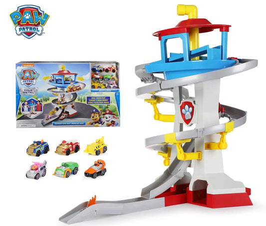 Ensemble de véhicules Pat’ Patrouille avec tour de contrôle