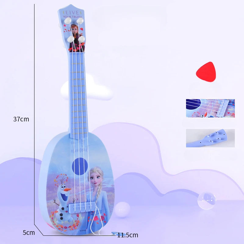 Guitare à 4 cordes motif Reine des neiges