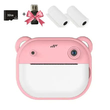 Appareil photo instantané enfant avec impression thermique et fonction vidéo dessin