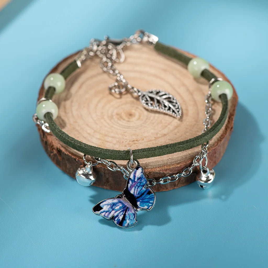 Bracelet avec pendentif papillon