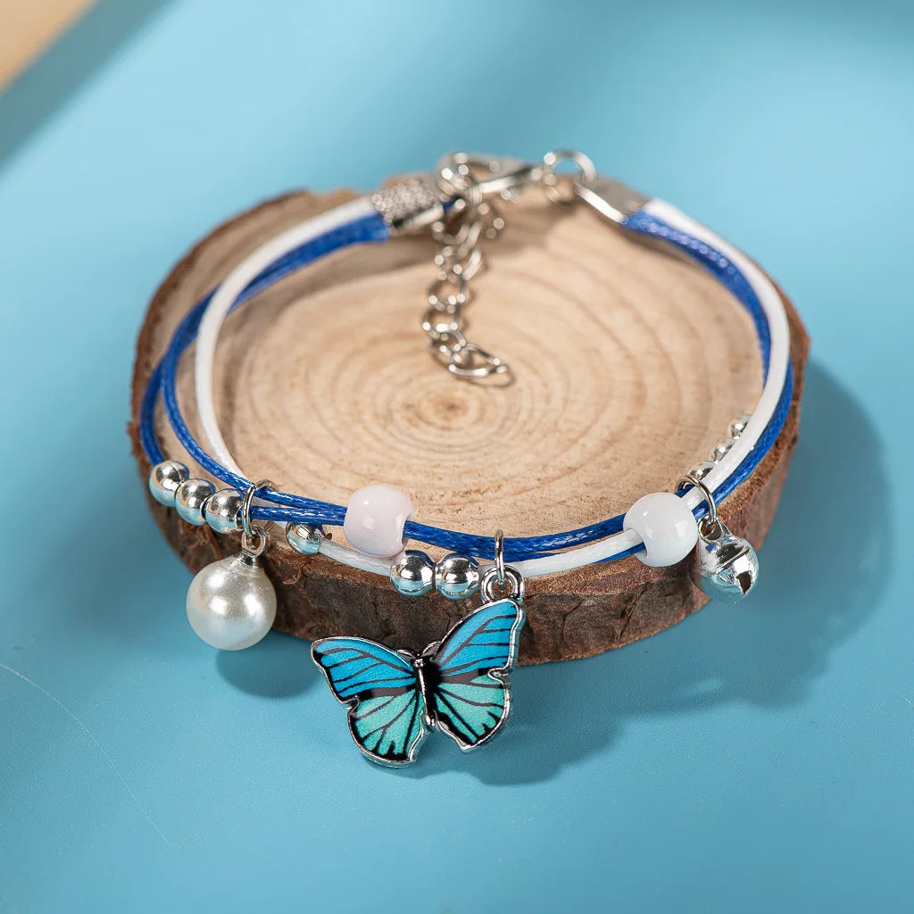 Bracelet avec pendentif papillon