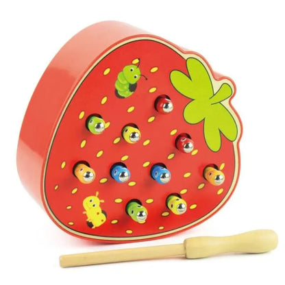 Jouets Montessori ensemble de pommes et fraises pour apprendre les couleurs et les formes pour enfants