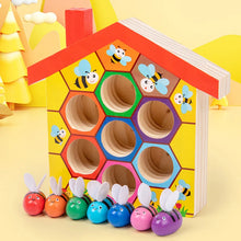 Jeu de ruche en bois pour enfant