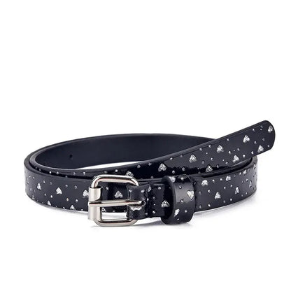 Ceinture en cuir à paillettes pour enfants