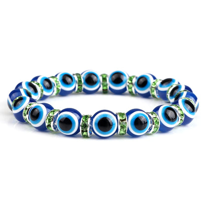Bracelet perle en verre élastique pour enfant