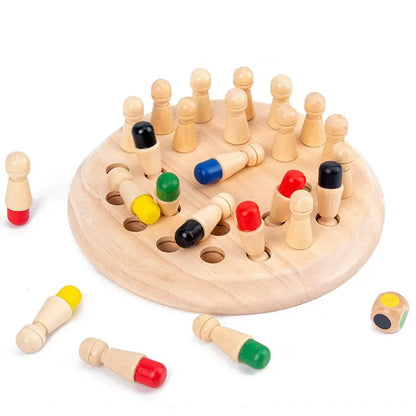 Puzzle de mémorisation en bois