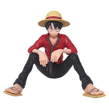 Figurine One Piece Monkey D. Luffy assis
