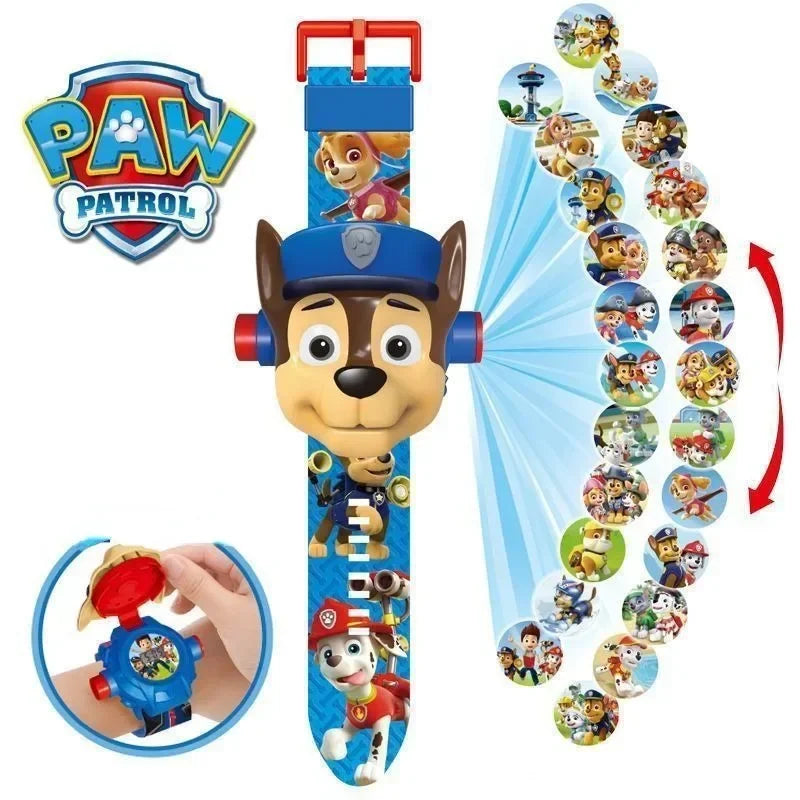 Montre Pat Patrouille avec projection d’images