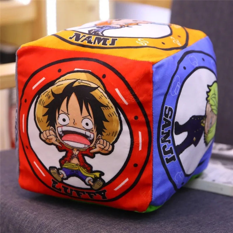 Coussin rond en peluche One piece