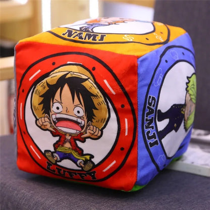Coussin rond en peluche One piece