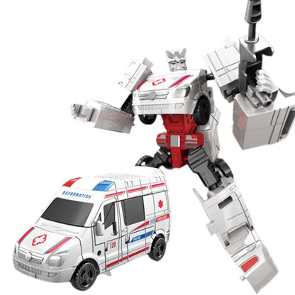 Jouet Transformers ambulance et robot pour enfant