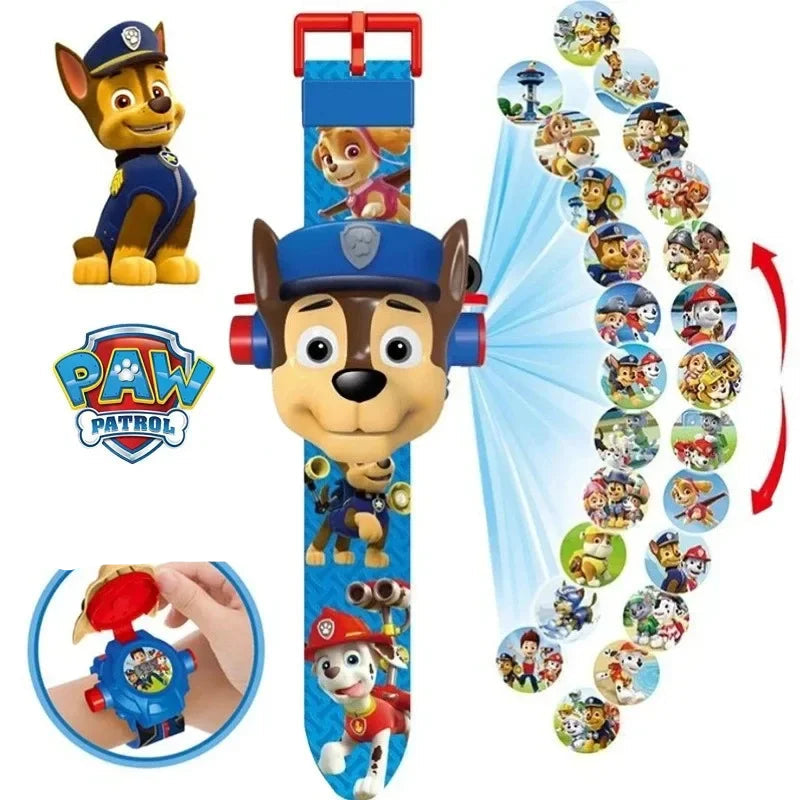 Montre Pat Patrouille avec projection d’images