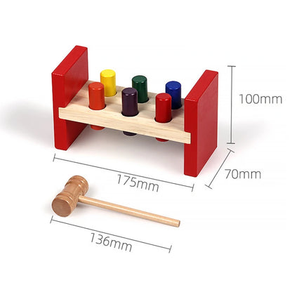 Banc à marteler Montessori pour enfants