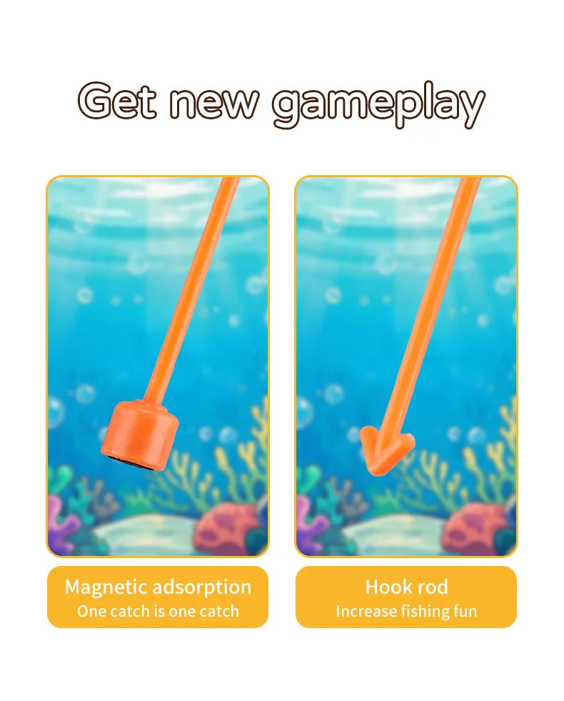 ** Jeu Montessori enfants dès 2 ans pêche magnétique animaux