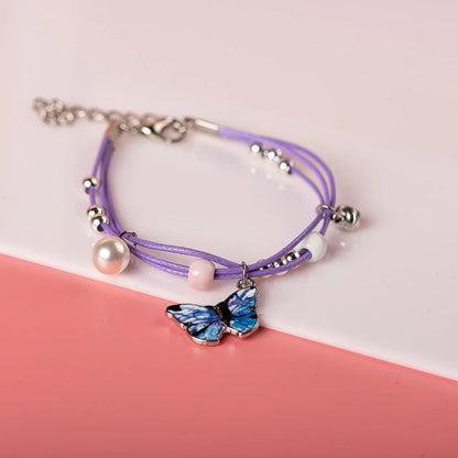 Bracelet avec pendentif papillon