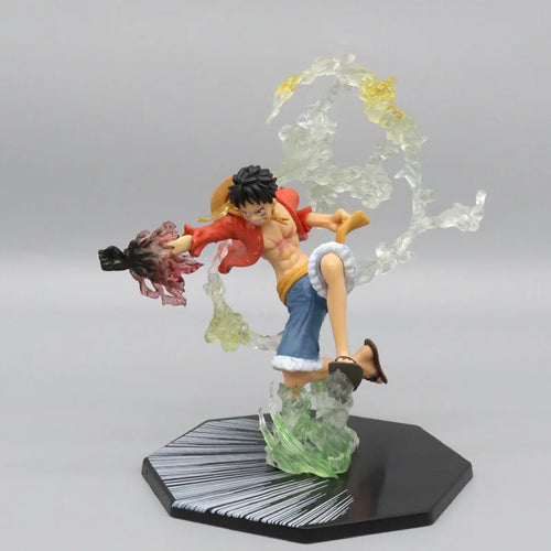 Figurine One Piece Monkey D. Luffy en attaque