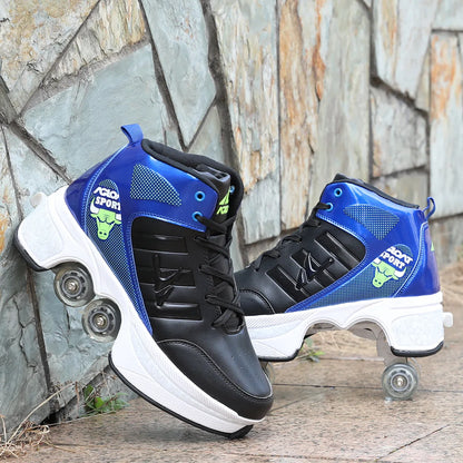 Chaussures chicago bulls à roulettes pour enfants