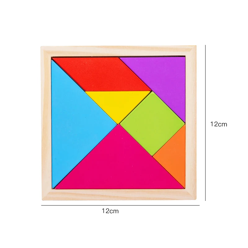 Puzzle Tangram en bois