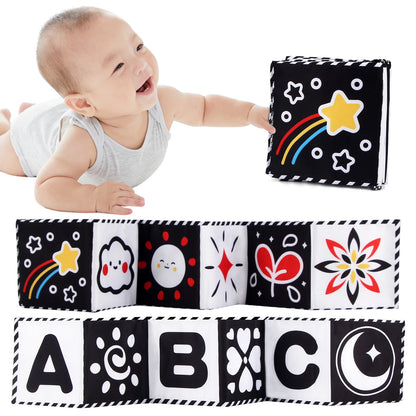 Livre sensoriels en tissu pour bébé de 0 à 36 mois