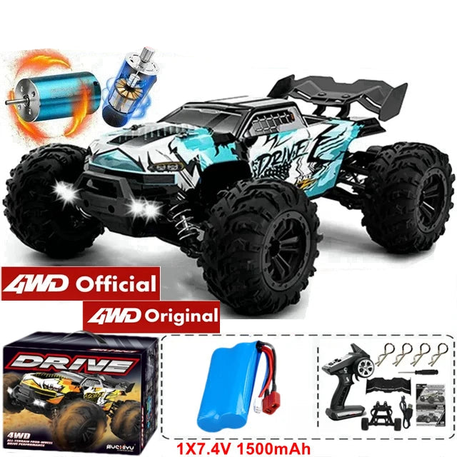 Voiture Télécommandée Turbo Raptor 70Km/h – Tout Terrain Haute Vitesse RC