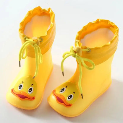 Bottes en caoutchouc souple à motifs animaux pour enfants