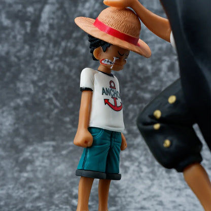 Figurine One Piece Luffy & Shanks