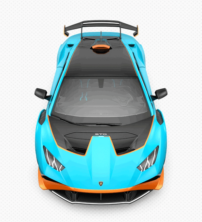 Voiture télécommandée Lamborghini Huracan STO RC bleu
