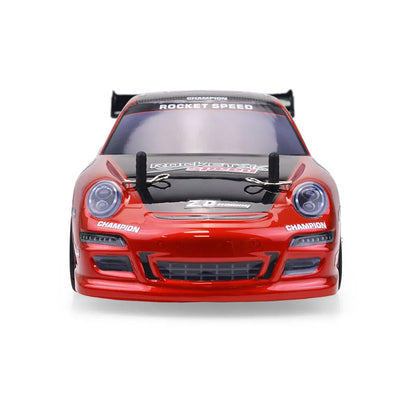 Voiture télécommandée rouge à haute vitesse