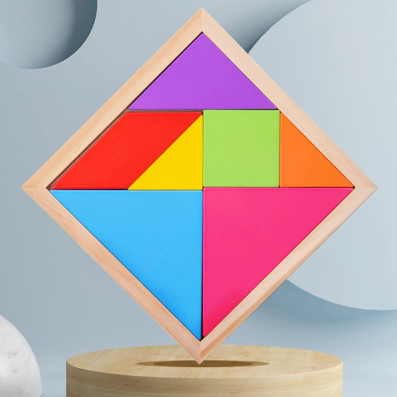 Puzzle Tangram en bois