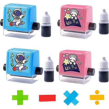 Tampon à encre Montessori pour l’apprentissage des calculs