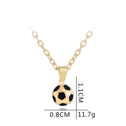 Collier en chaîne avec pendentif ballon pour enfant