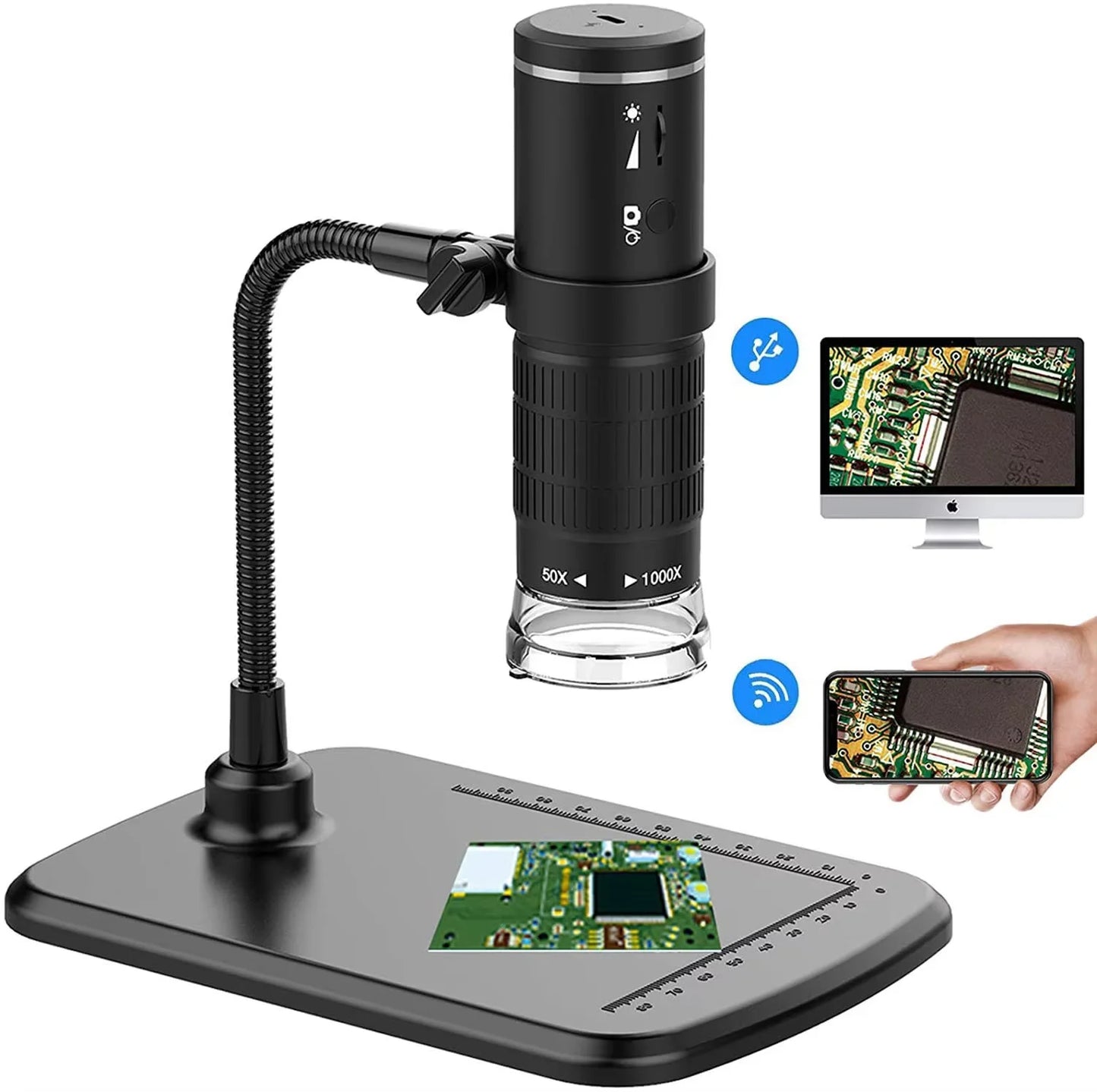 Microscope numérique 1000X avec WiFi pour enfant