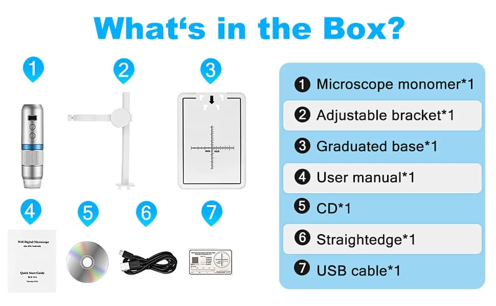 Microscope numérique avec caméra pour enfant