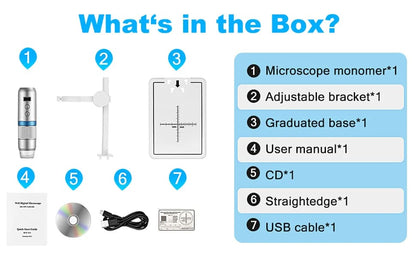 Microscope numérique avec caméra pour enfant