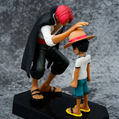 Figurine One Piece Luffy & Shanks