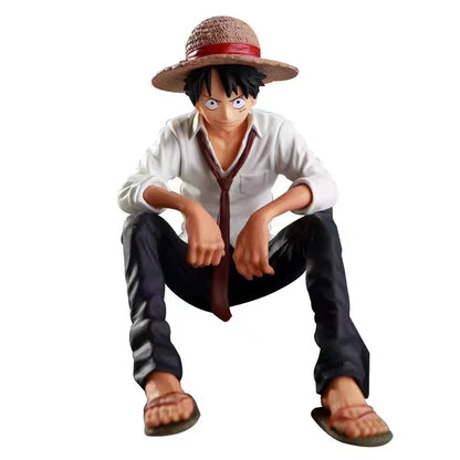 Figurine One Piece Monkey D. Luffy assis
